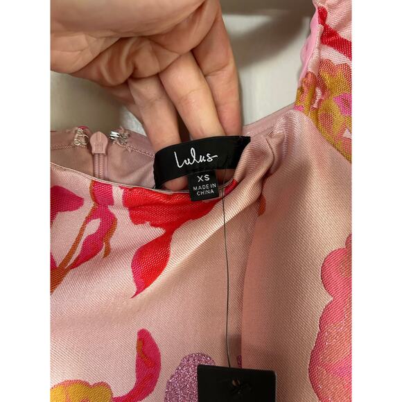 Lulus Floral Pink Mini Dress - Picture 9 of 13
